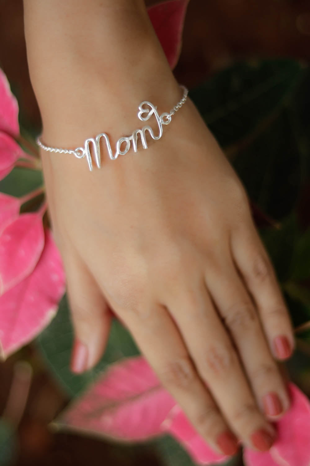 MOM Silver Bracelet