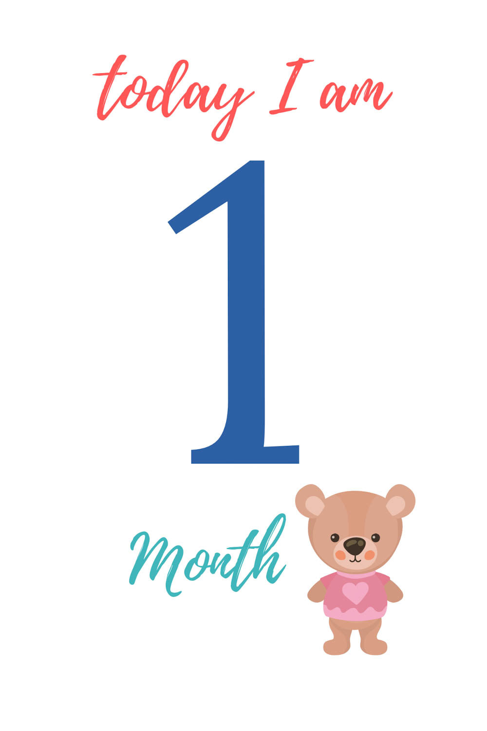 Mom n Baby Milestone Cards - Blue