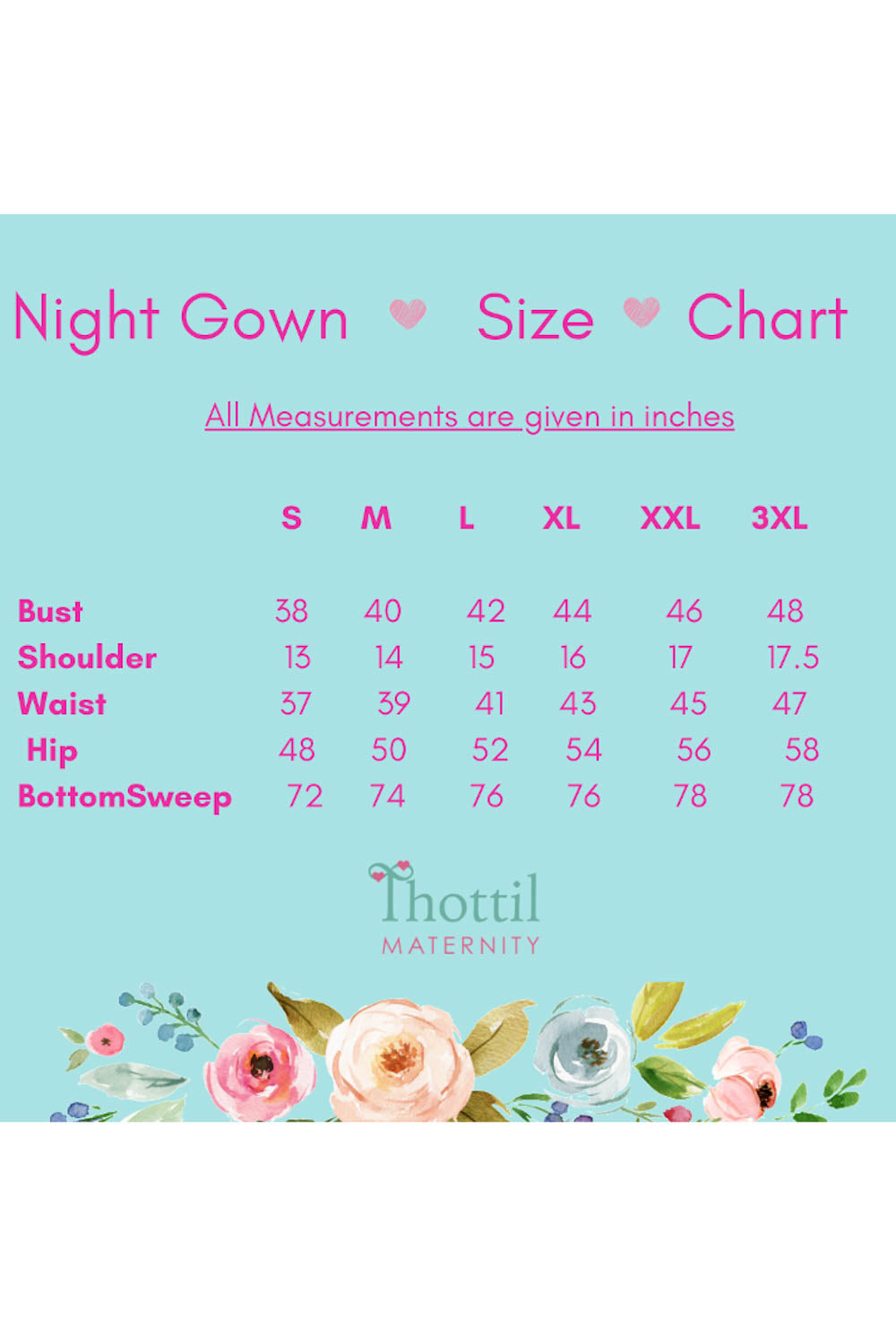 Oriental Bloom Maternity Feeding Night Gown - SIDE ZIPS