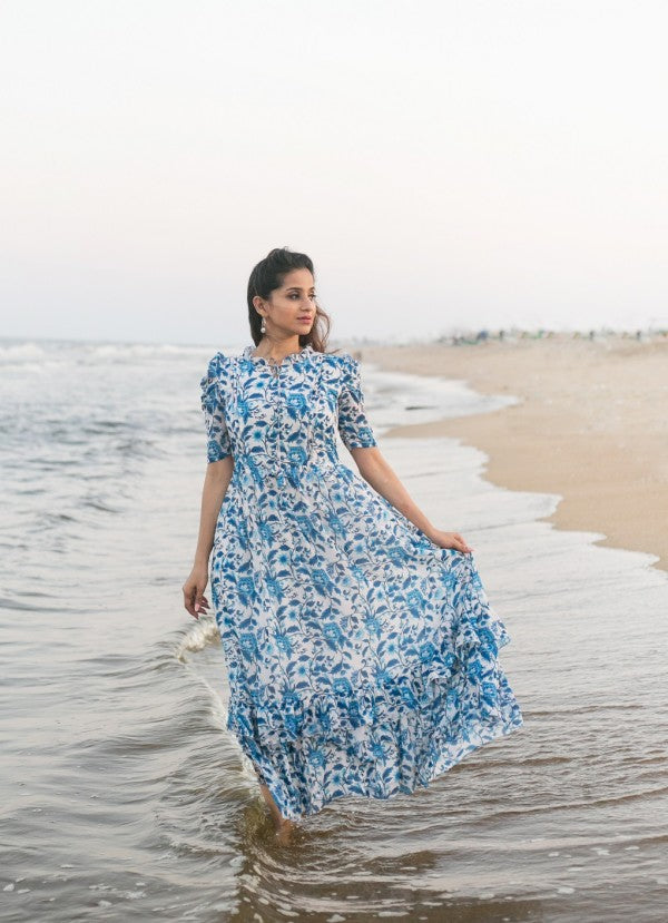 Sapphire Maternity Feeding Dress