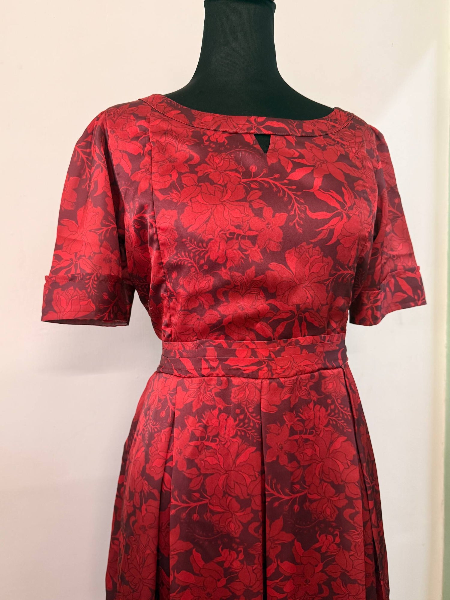 Red Amore Maternity Feeding Dress