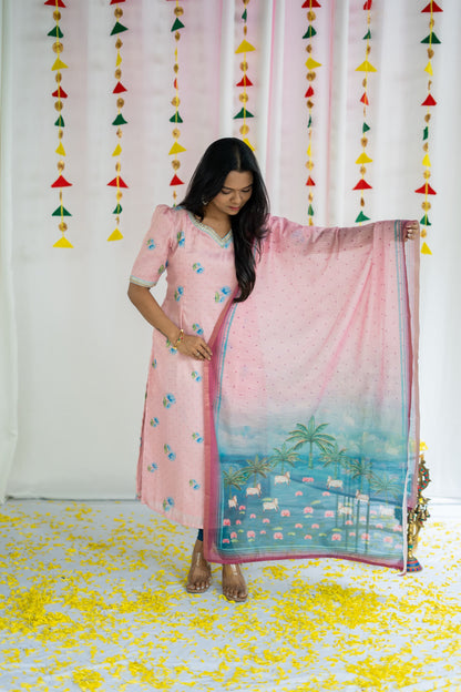 PICHWAI SALWAR SET