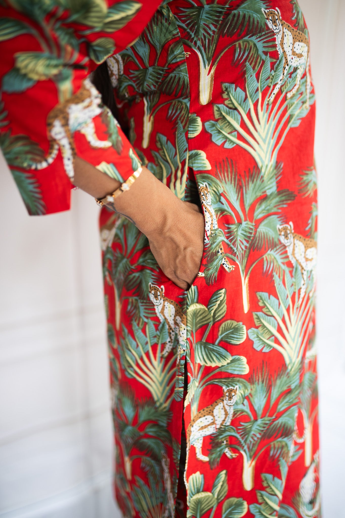 Savana Red Maternity Feeding Co-ord