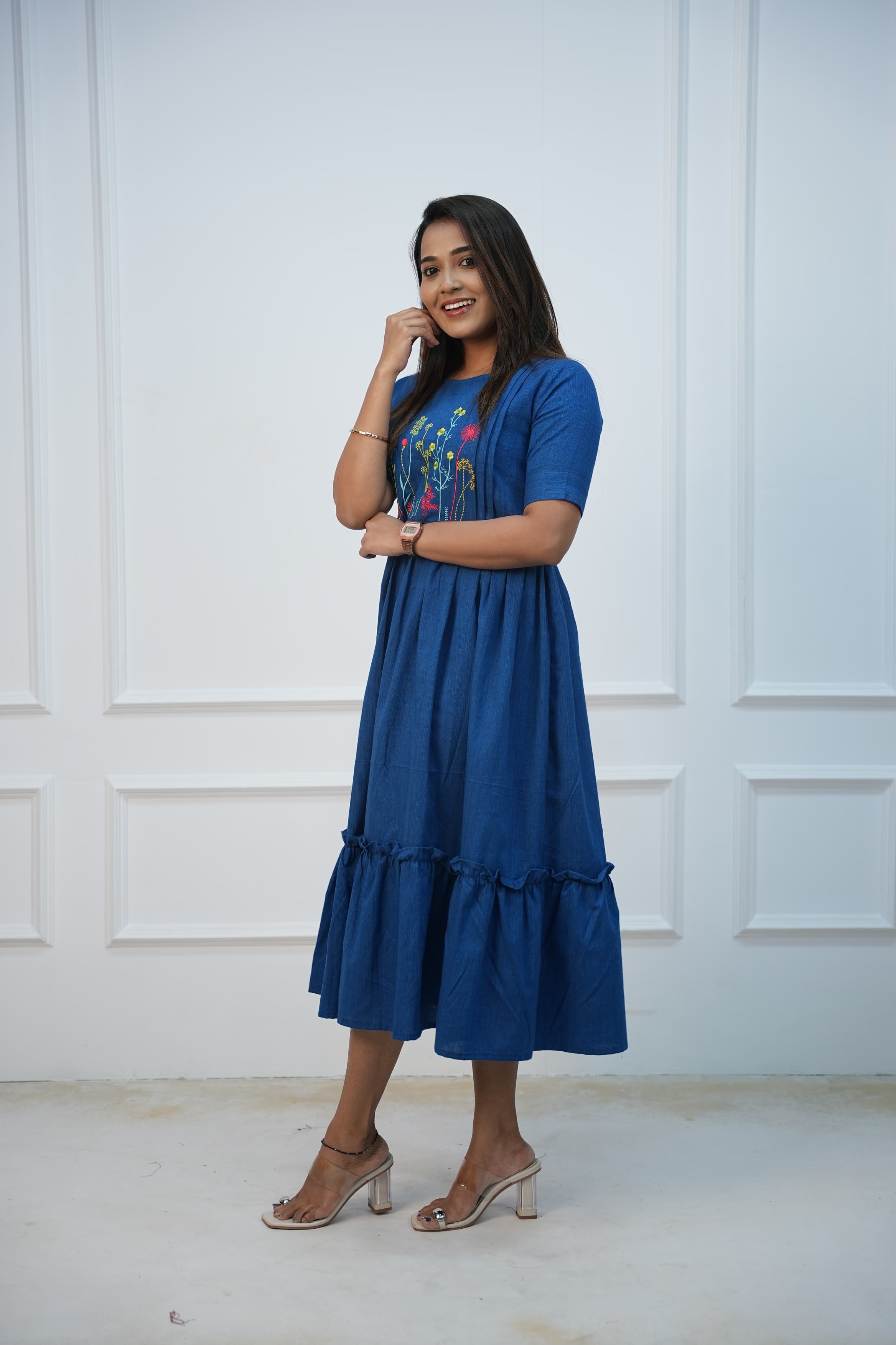 Indibloom Maternity Feeding Frock