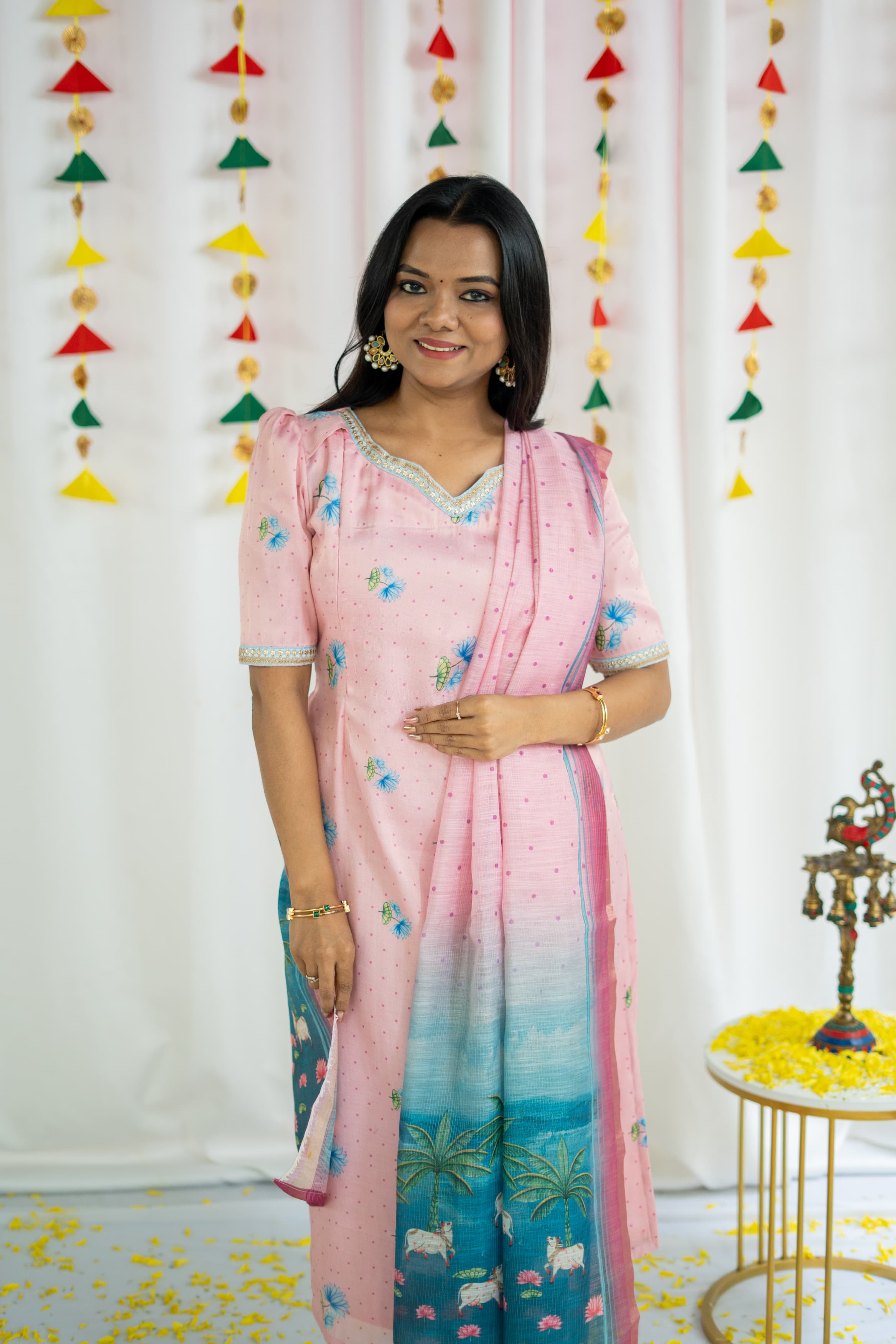 PICHWAI SALWAR SET