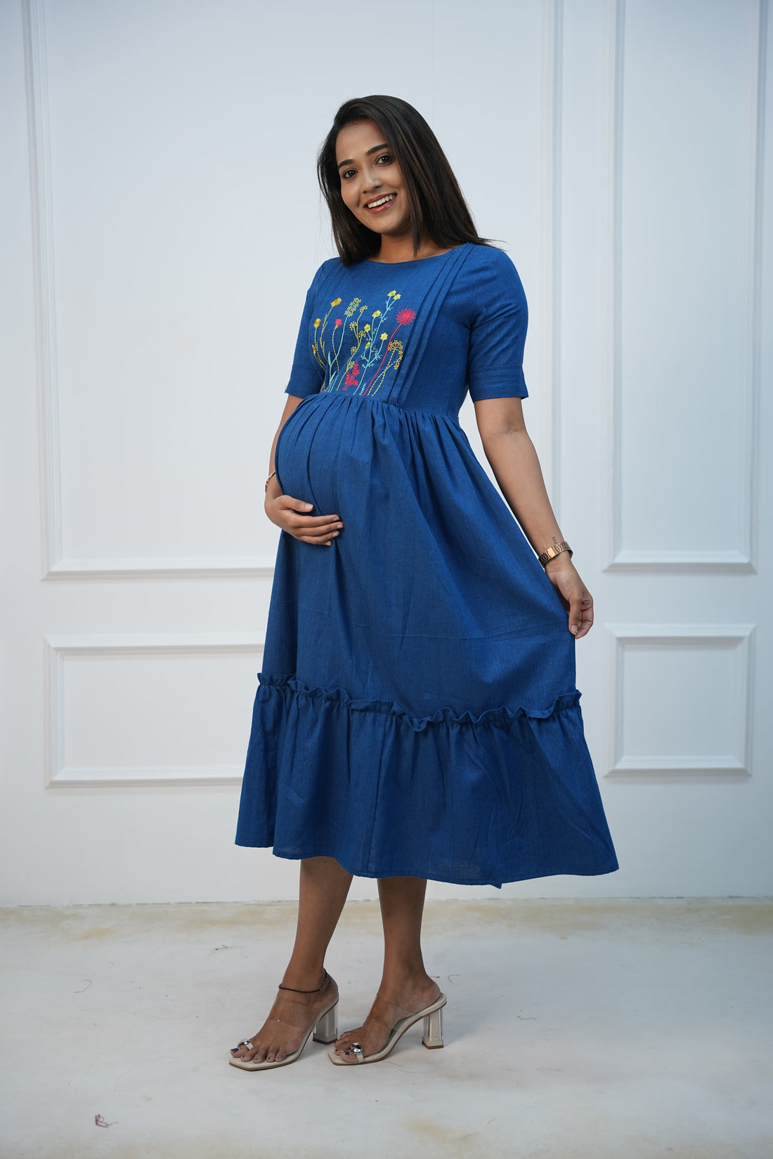 Indibloom Maternity Feeding Frock