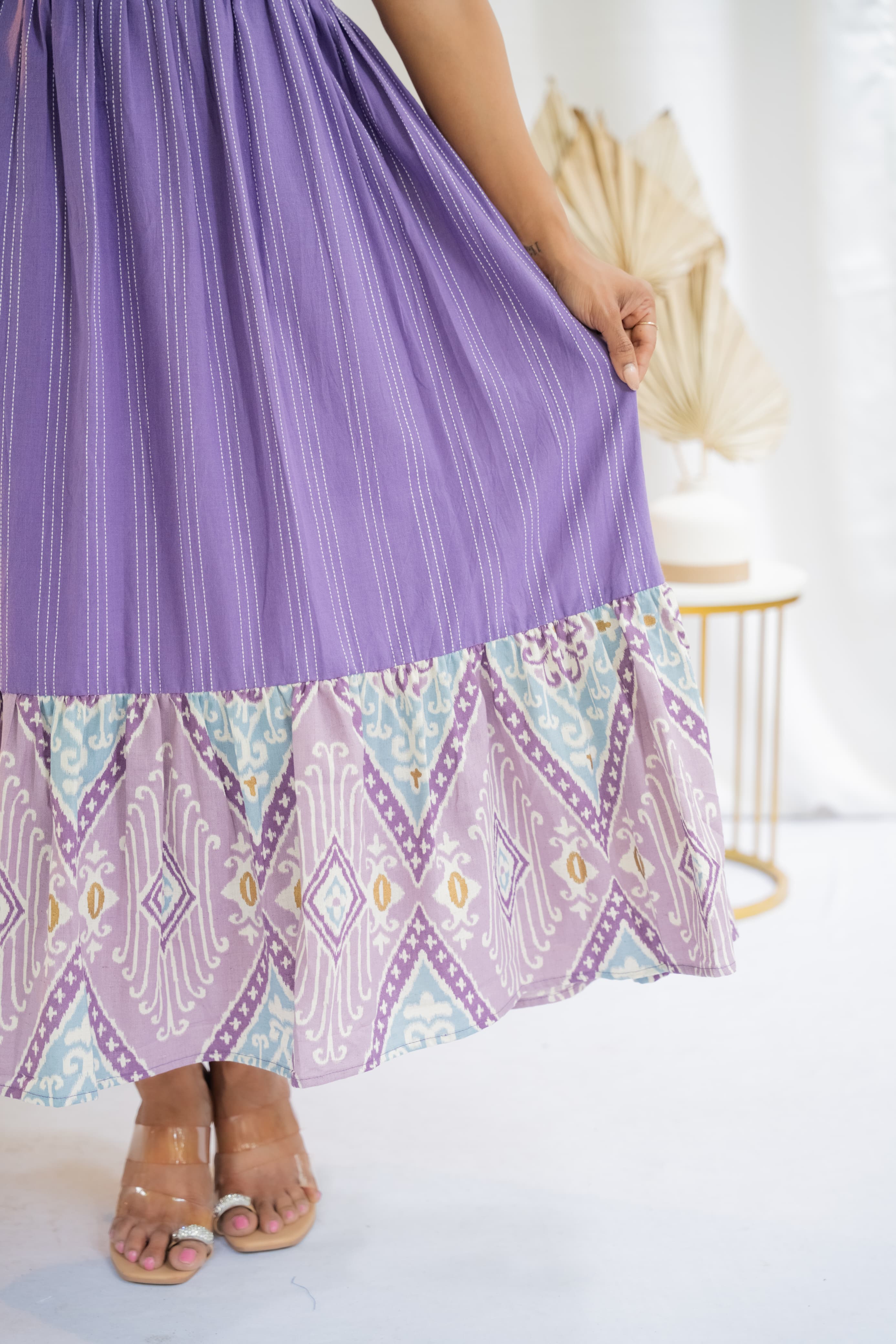 Lavendy Maternity Feeding Dress