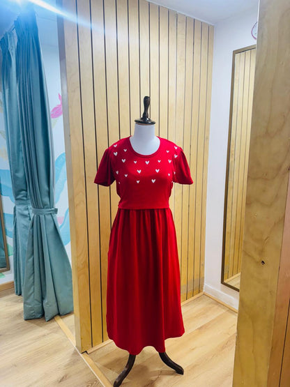 Sweet Heart Zipless Feeding Frock