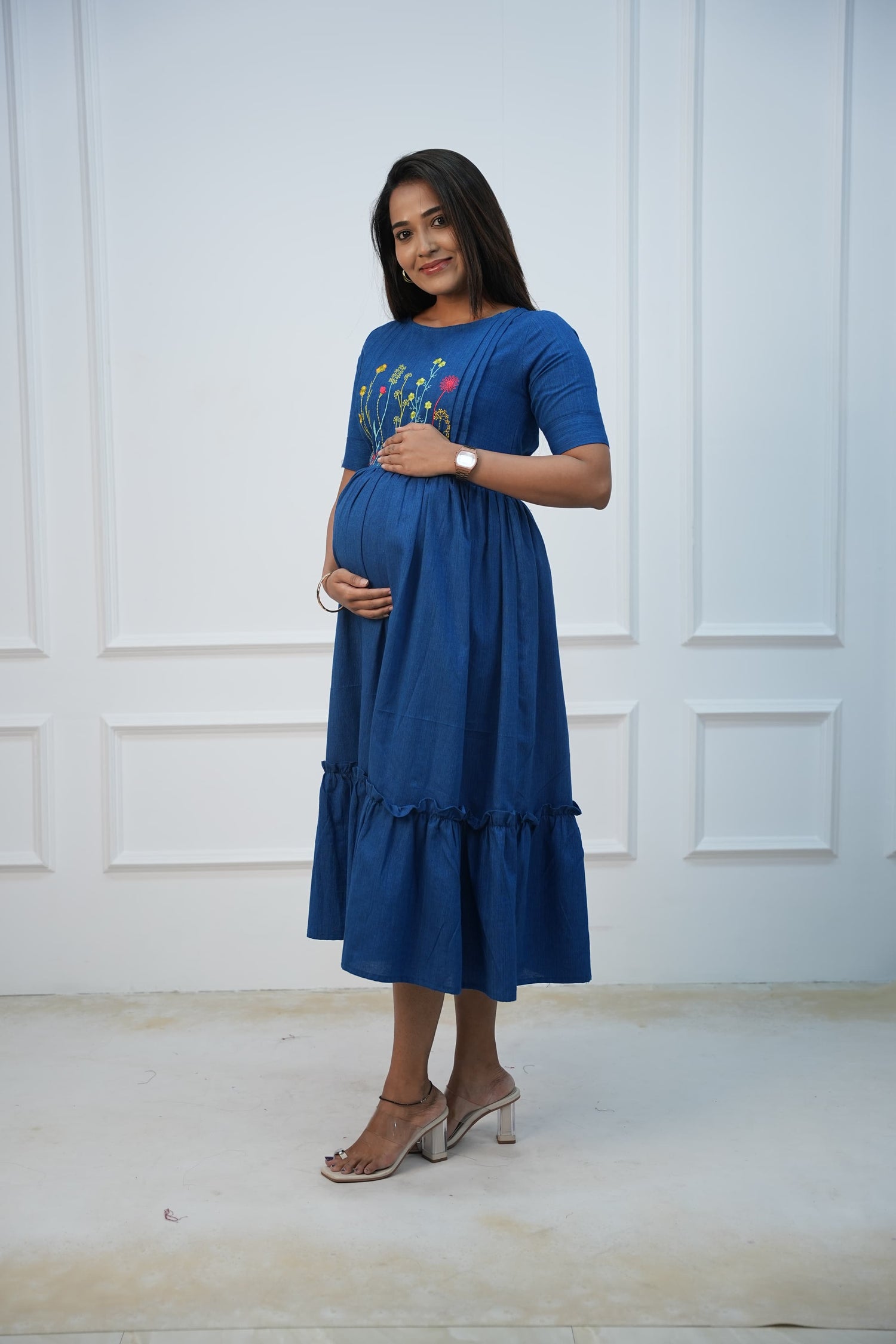 Indibloom Maternity Feeding Frock