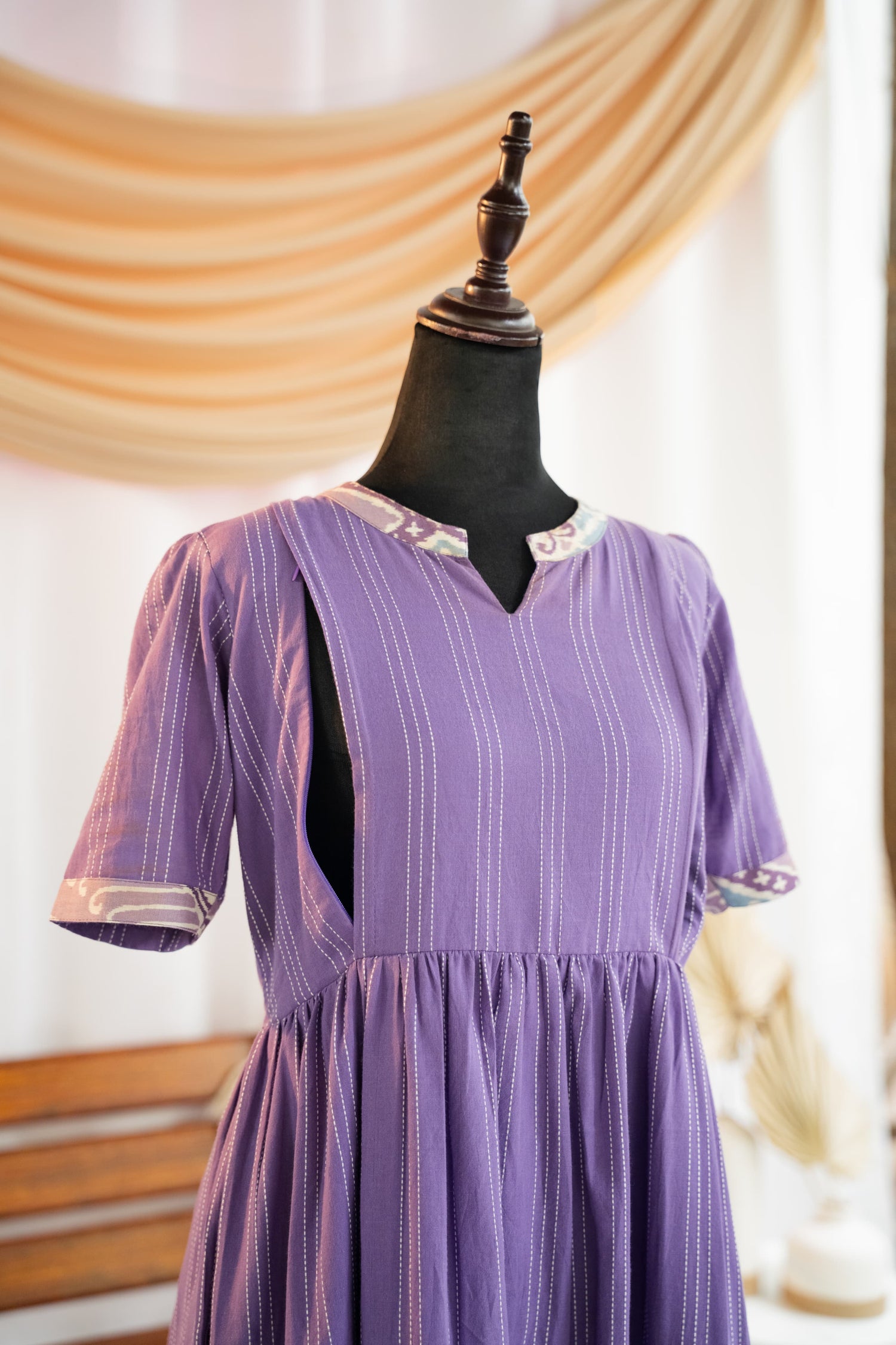 Lavendy Maternity Feeding Dress