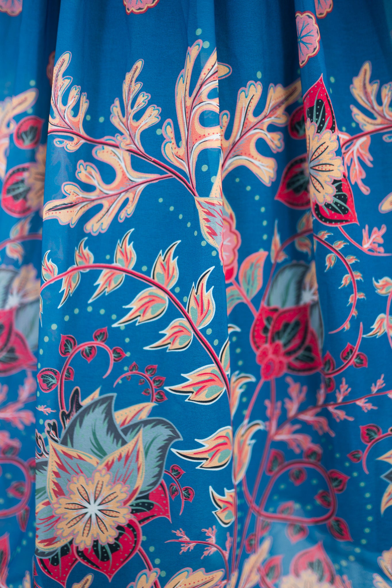 Bloom in blue Maternity Feeding Dress