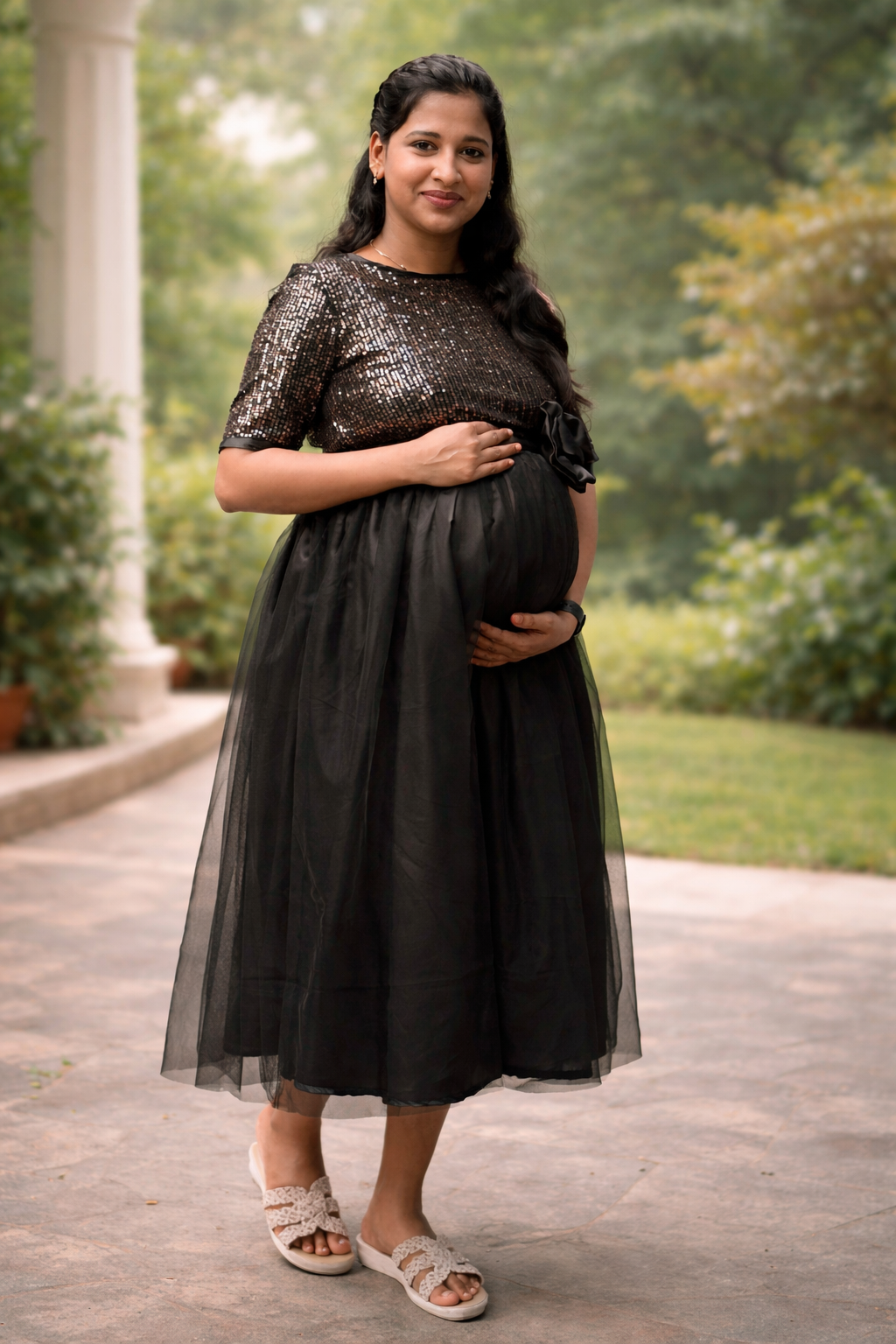 Jus Shine Maternity Feeding Dress