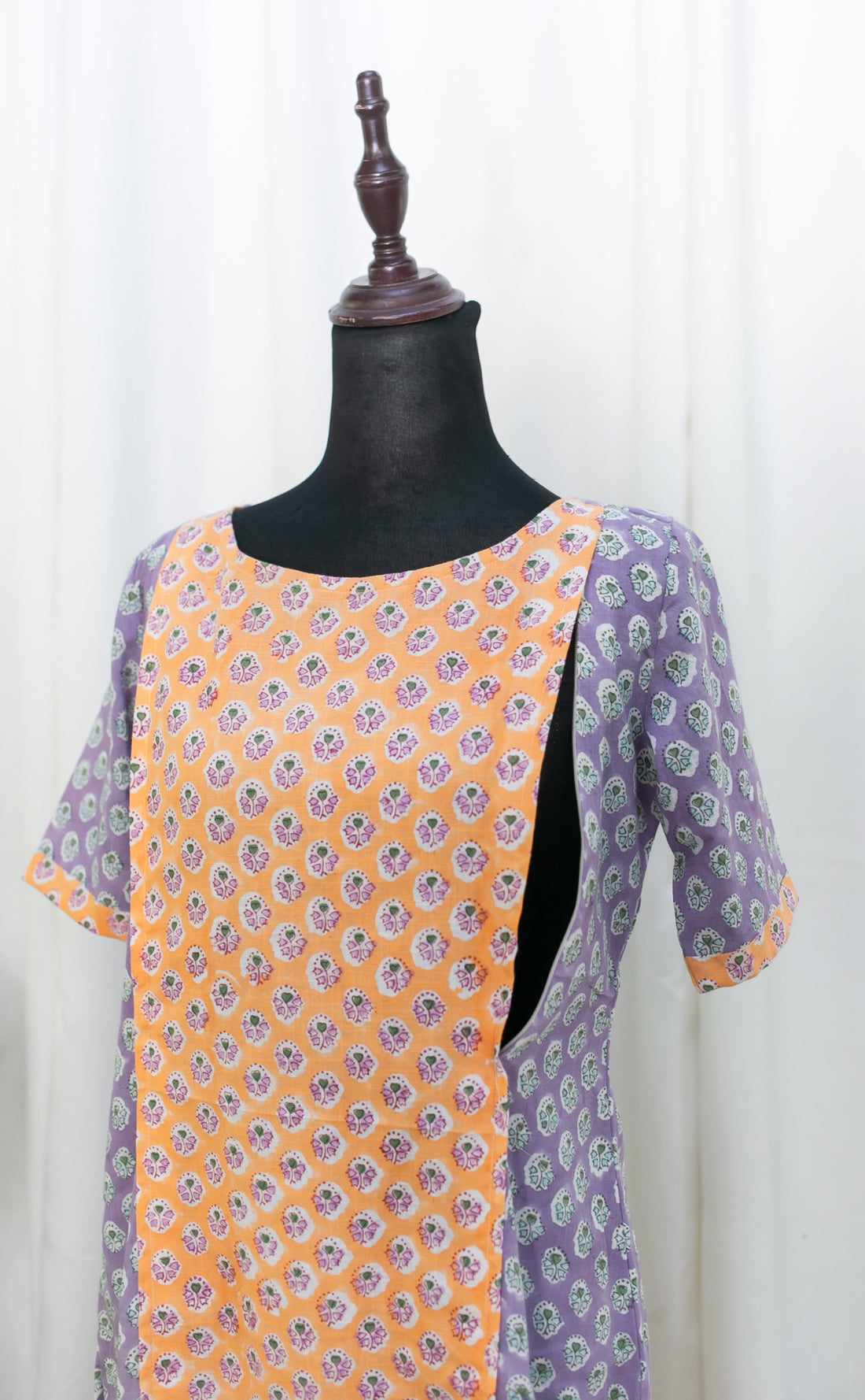 Sunlit Petals Feeding Kurta Top