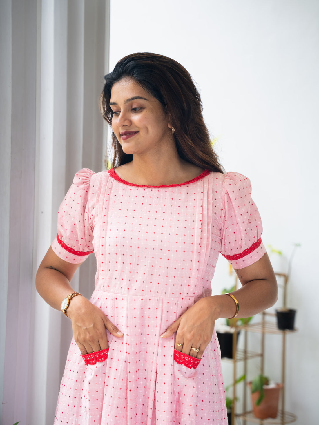 Positivity Maternity Feeding Dress