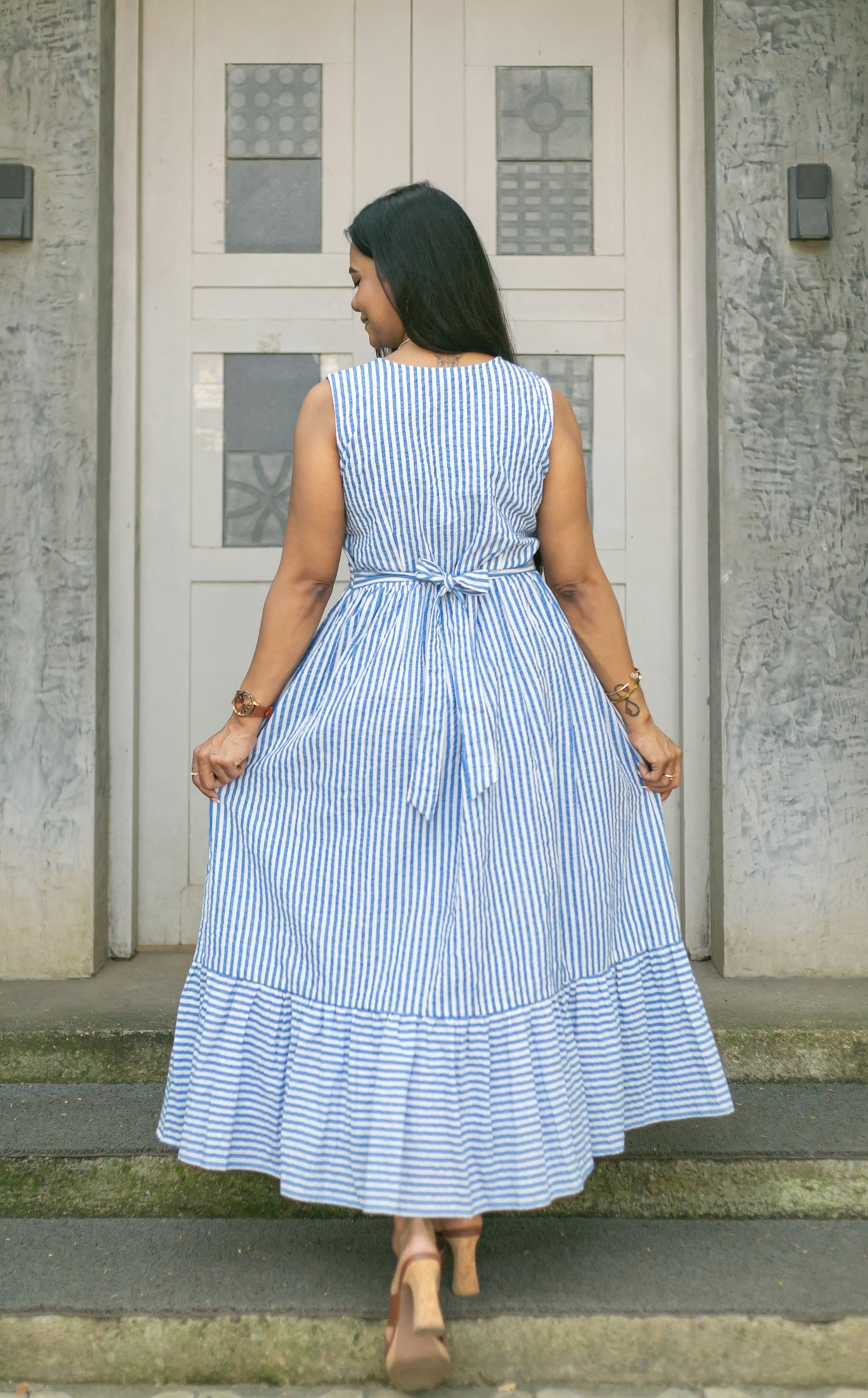 Seaside Maternity Feeding Dress