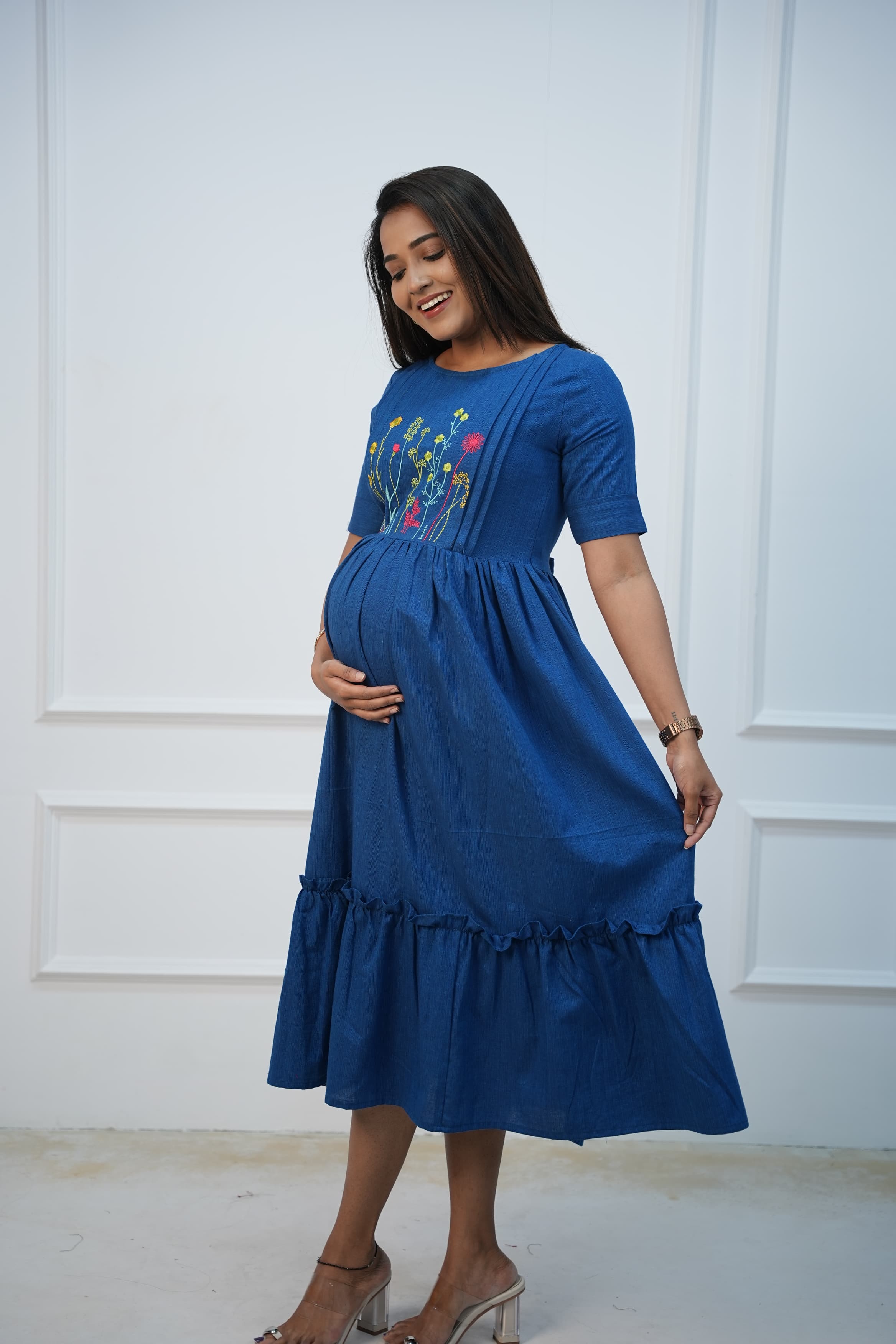 Indibloom Maternity Feeding Frock