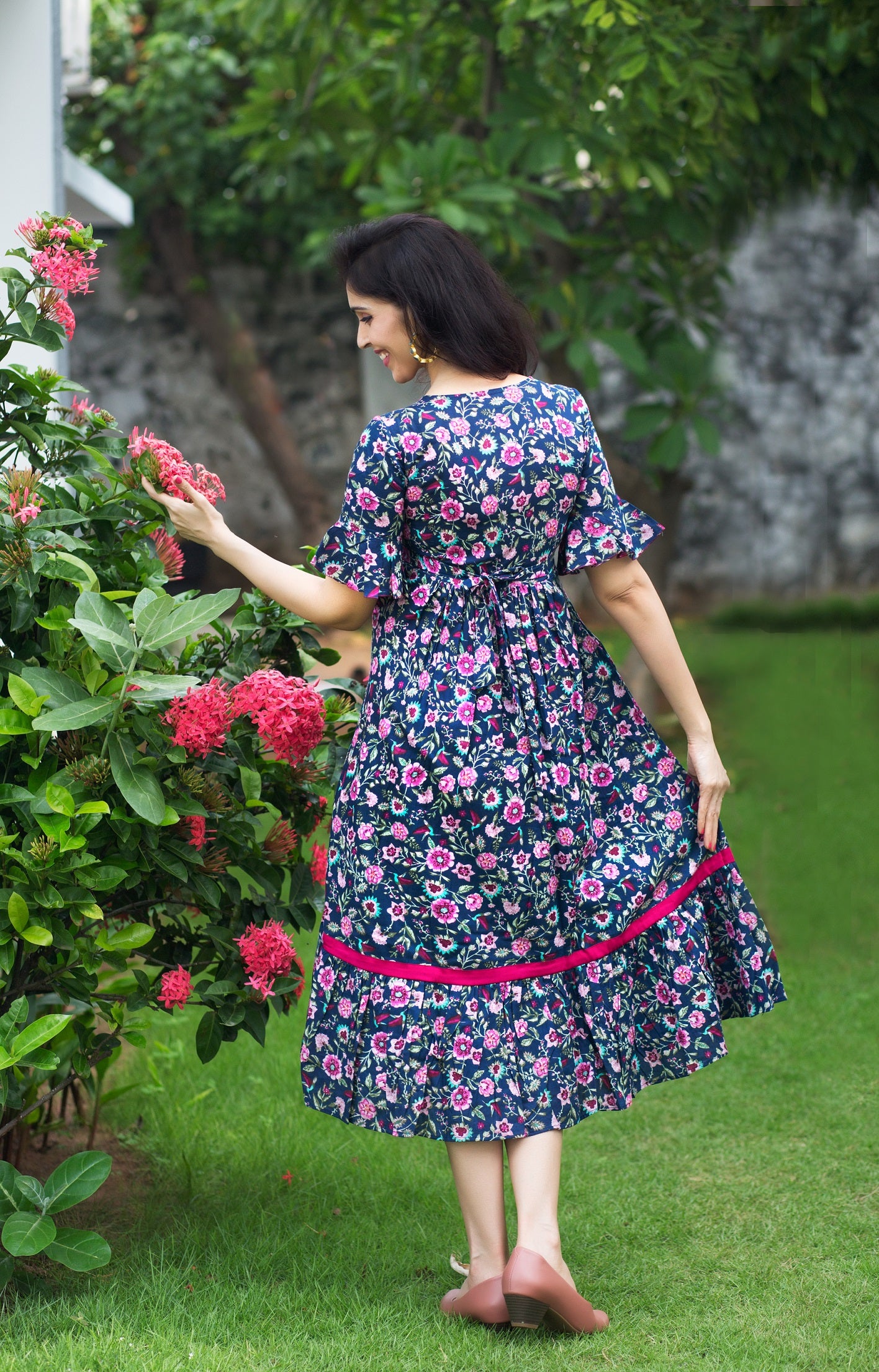 Blooming Bird Maternity Feeding Frock