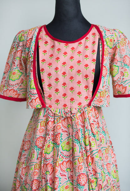 PEACHES MATERNITY FROCK