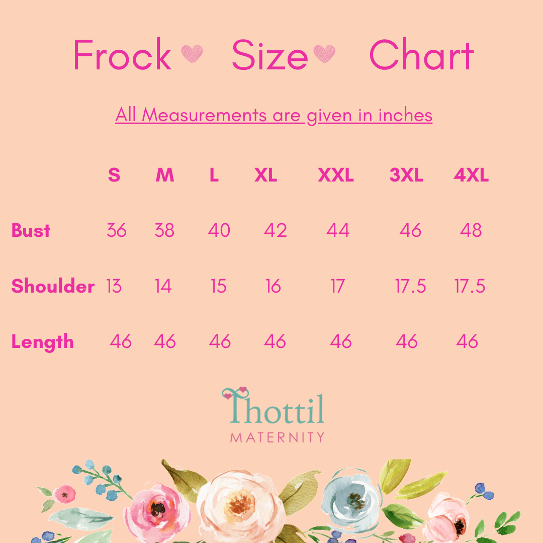 PEACHES MATERNITY FROCK