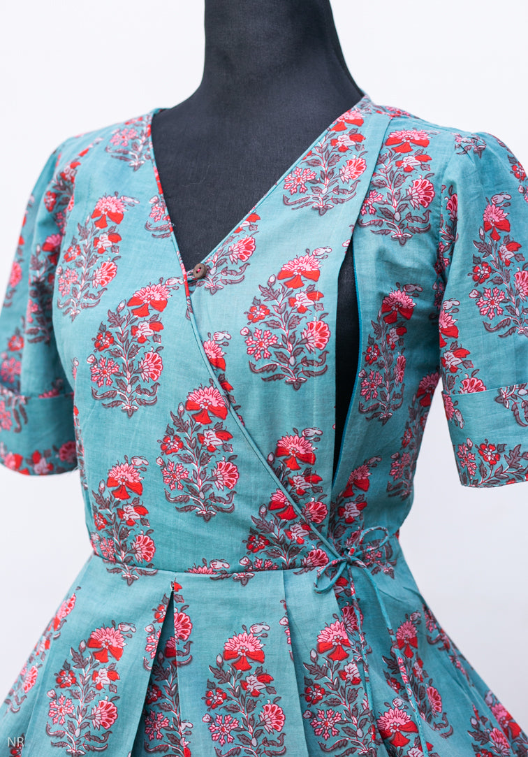 TEAL Grace Maternity Feeding Dress