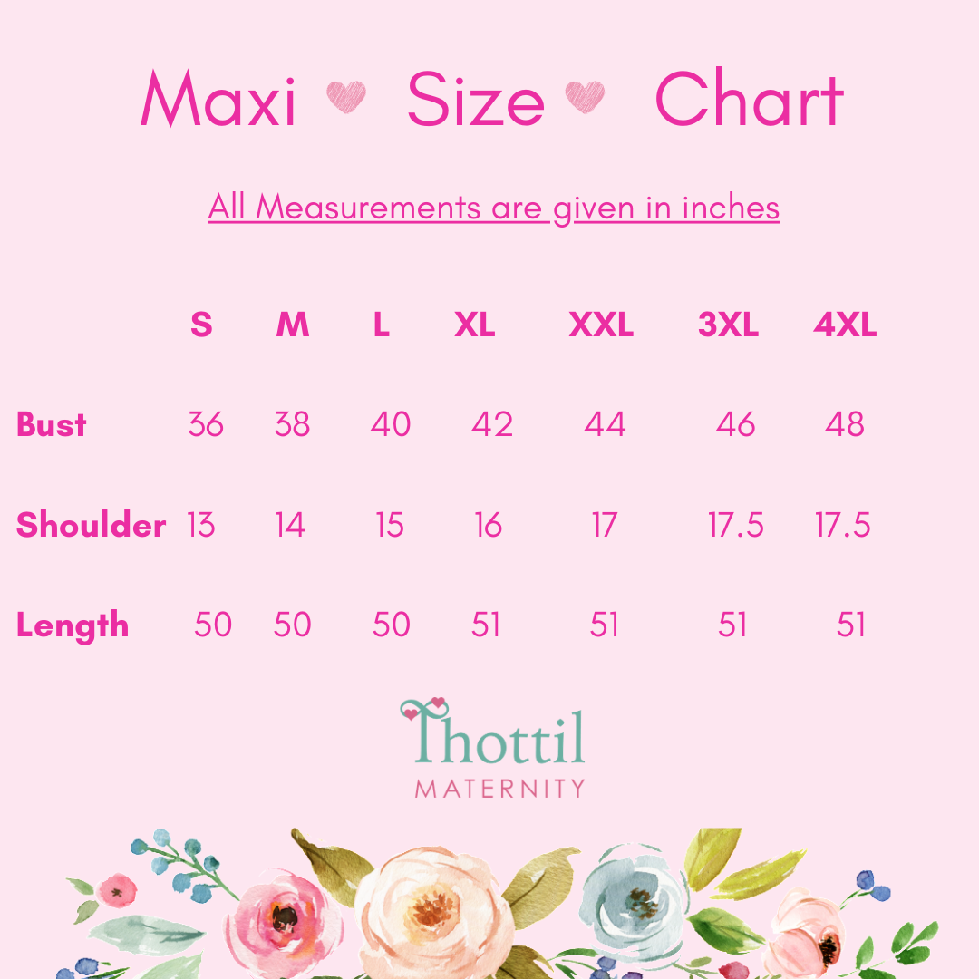 Love in a mist Maternity Feeding Maxi Frock