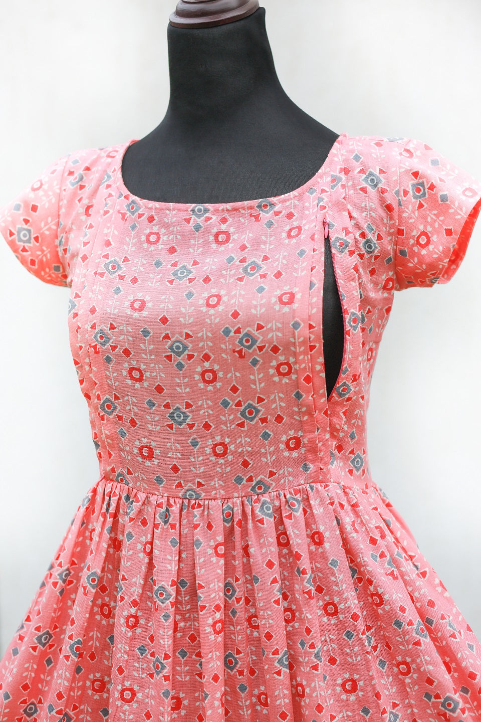 PEACH SKY  FROCK