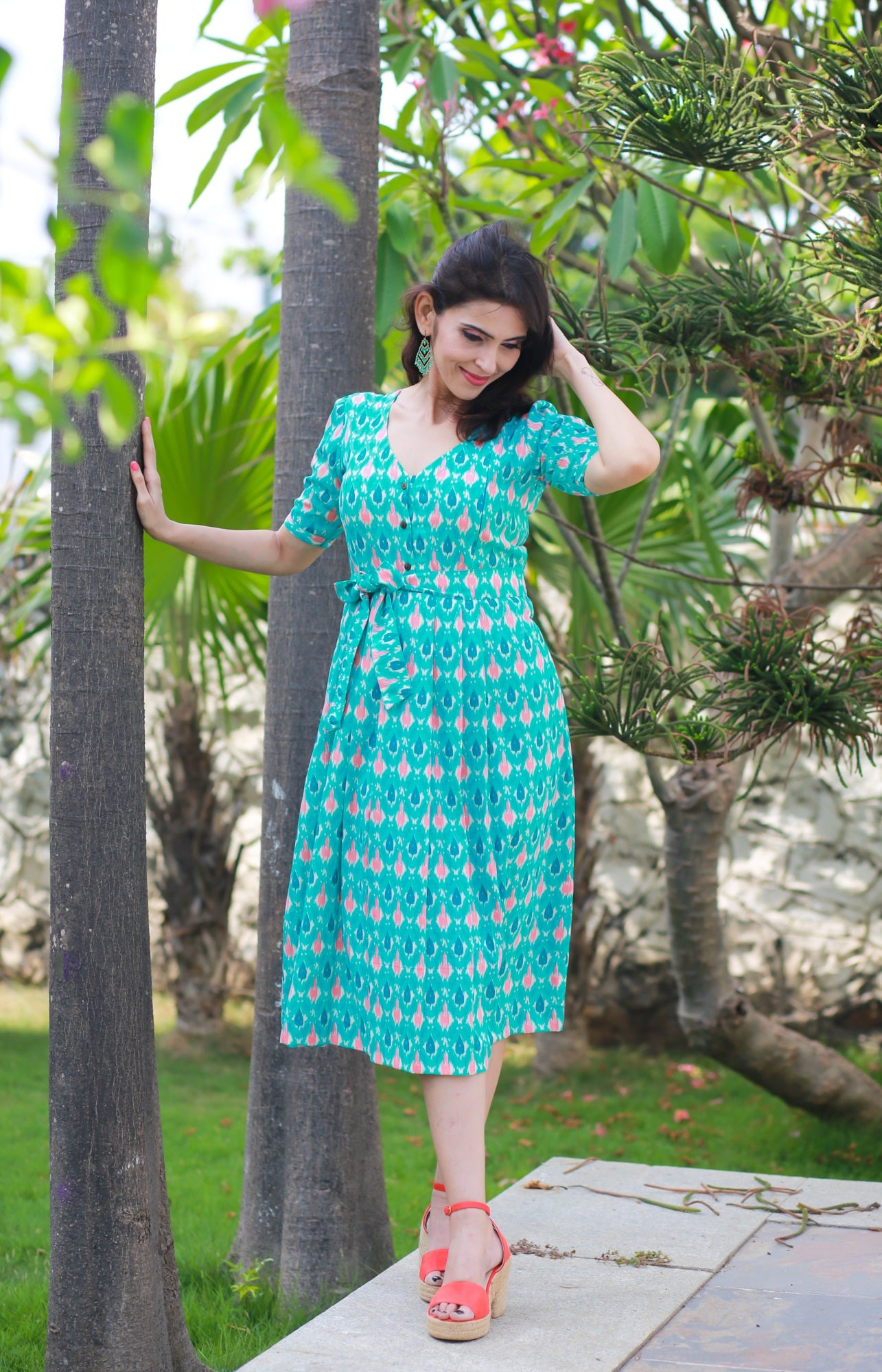 TURQUOISE by the SEA Maternity Feeding Dress