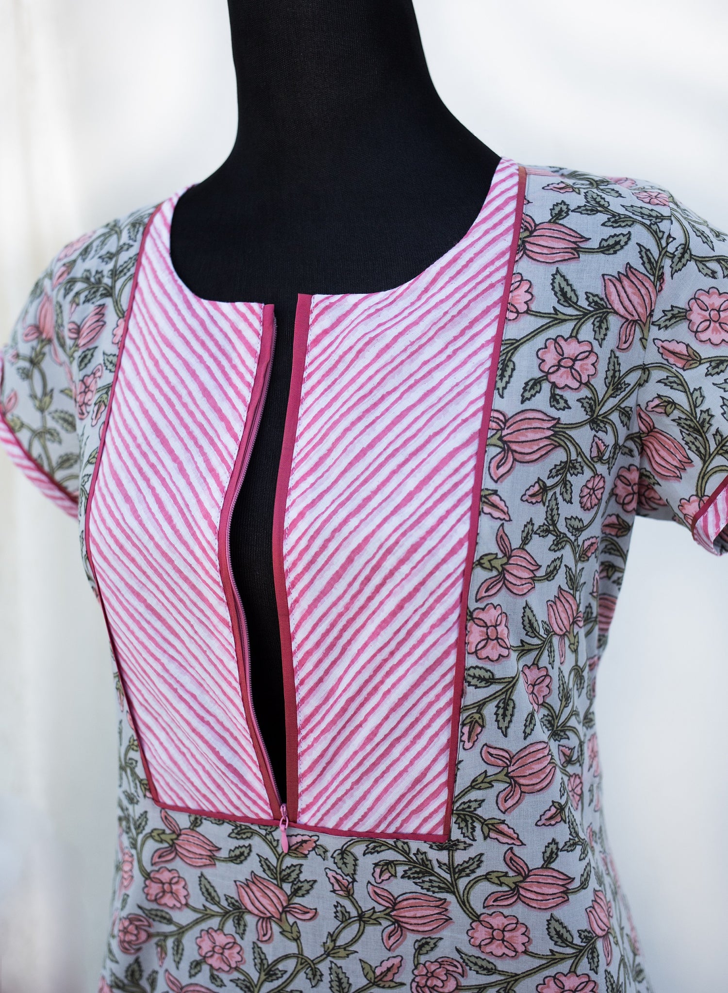 LOTUS Feeding Night Gown Center Zip