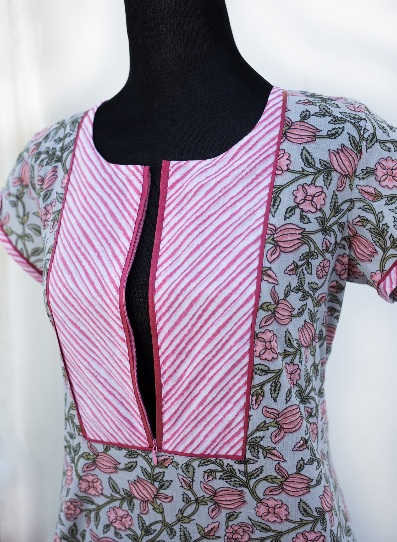 LOTUS Feeding Night Gown Center Zip