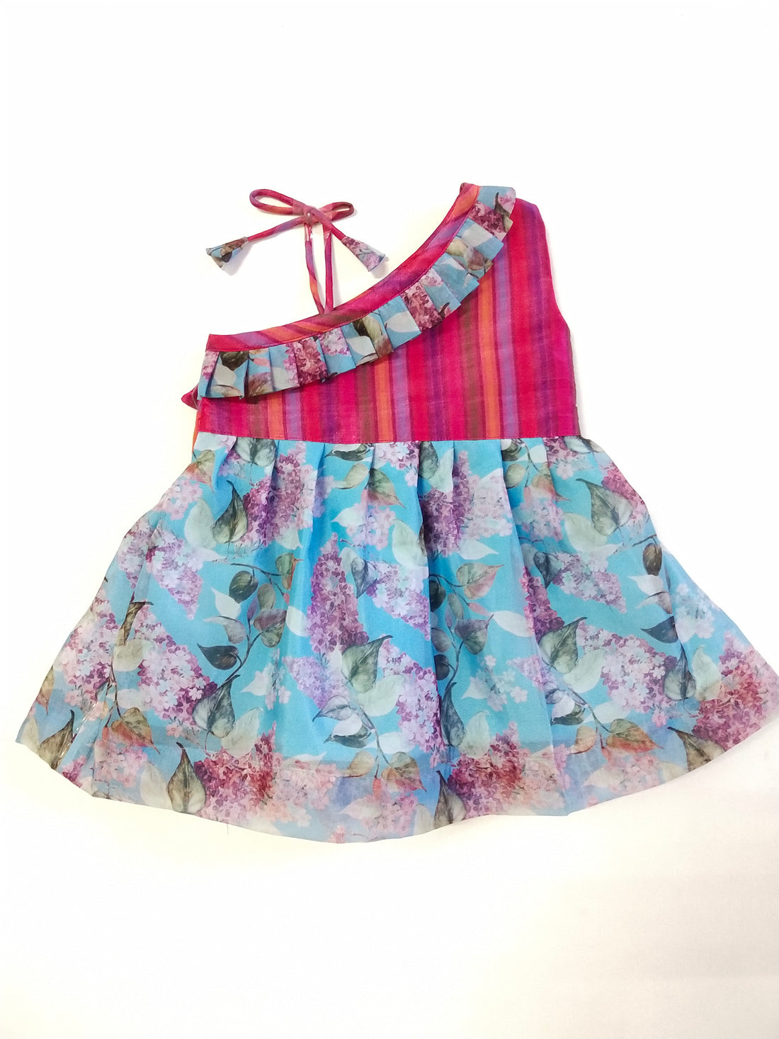 Butter Cup Tie up Frock for baby girls