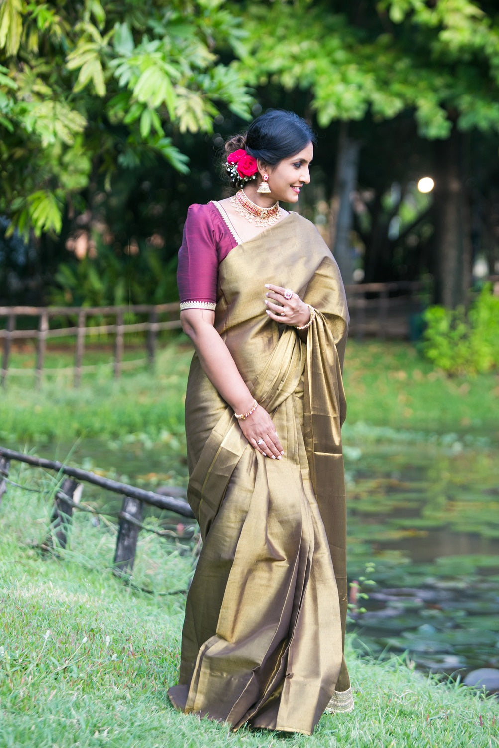 BANGARAM Saree WITHOUT Blouse