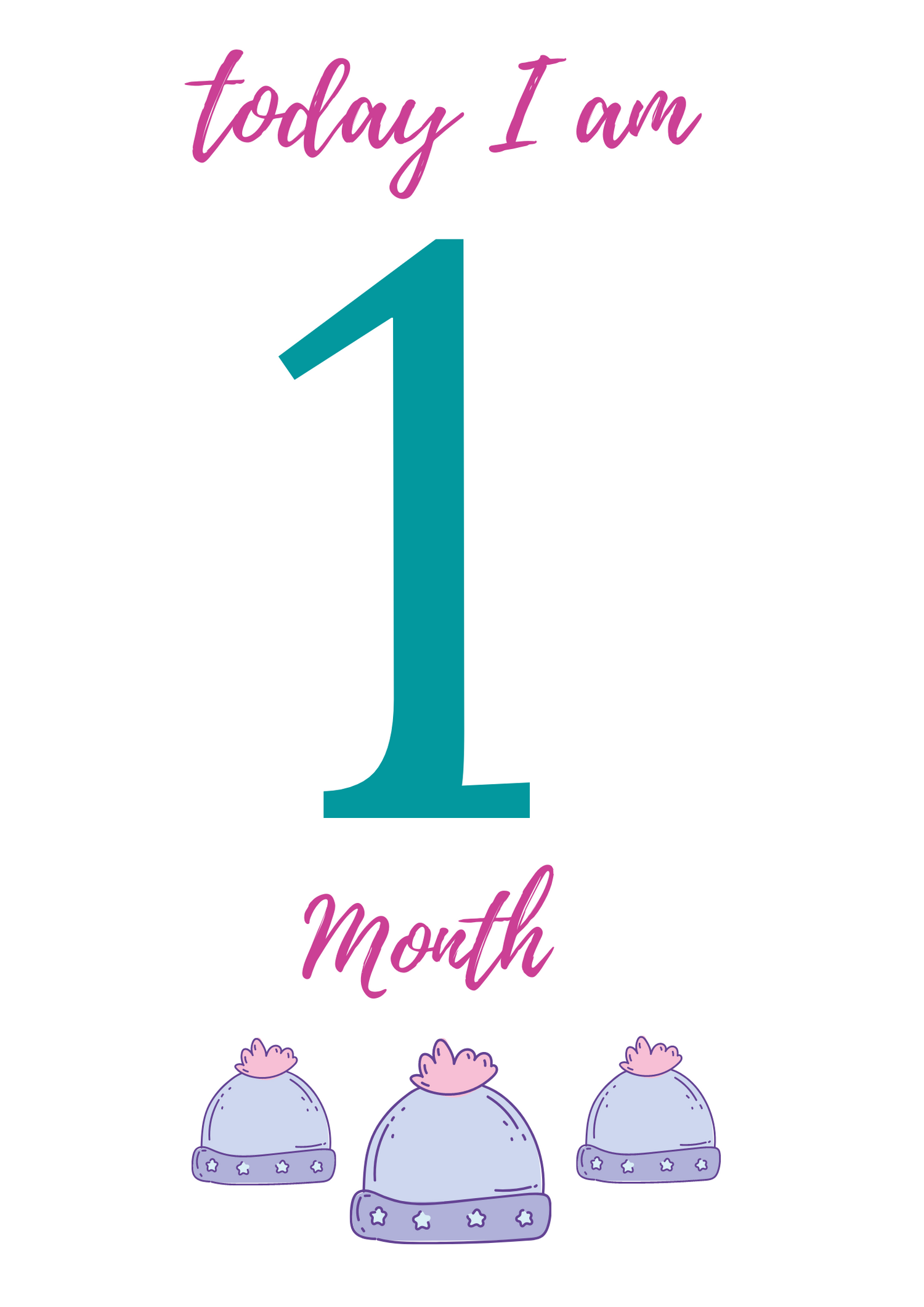 Mom n Baby Milestone Cards - Teal