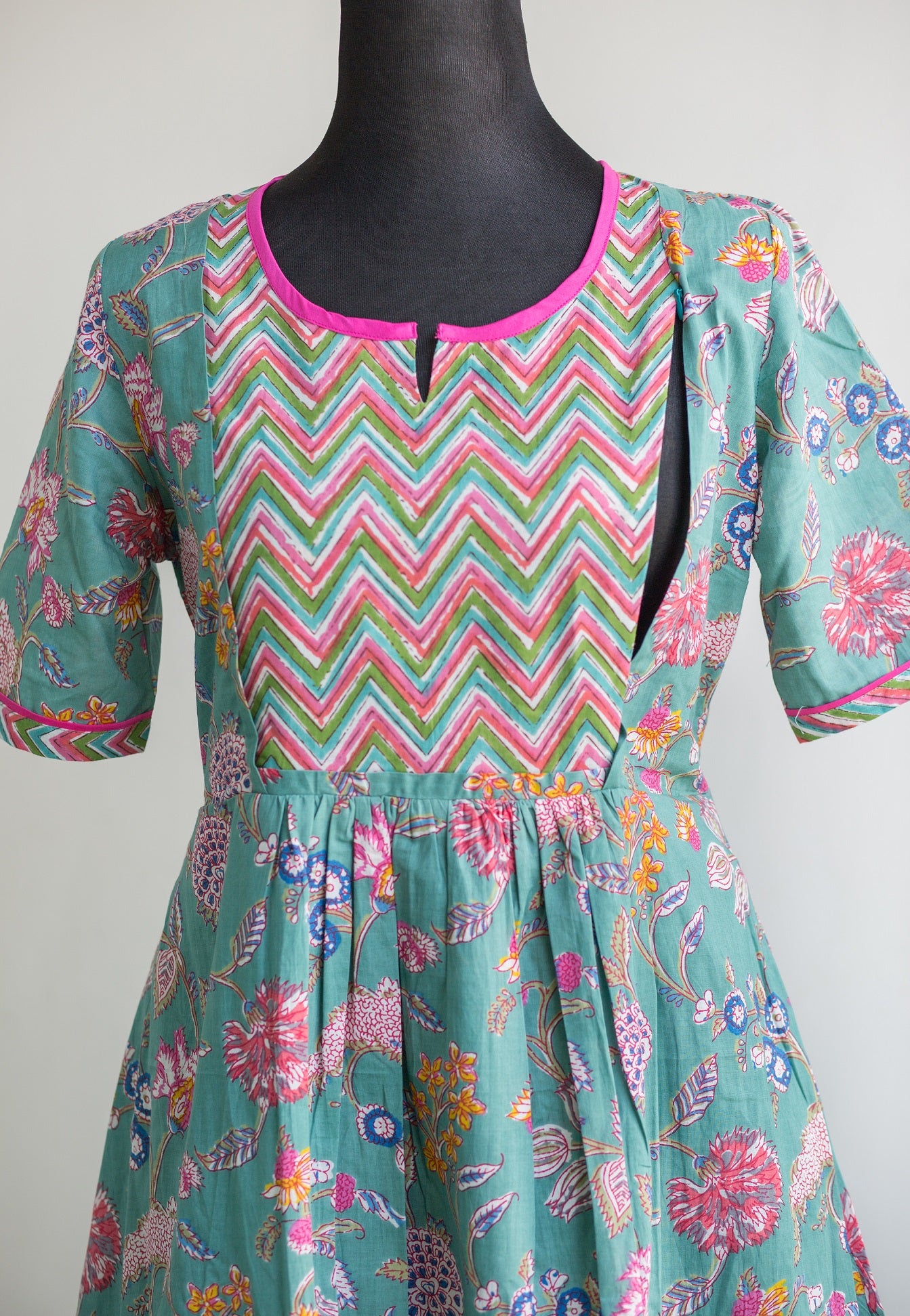 SEA ANEMONE Maternity Feeding Home Frock